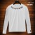 Fearless White Long-sleeved T-Shirt