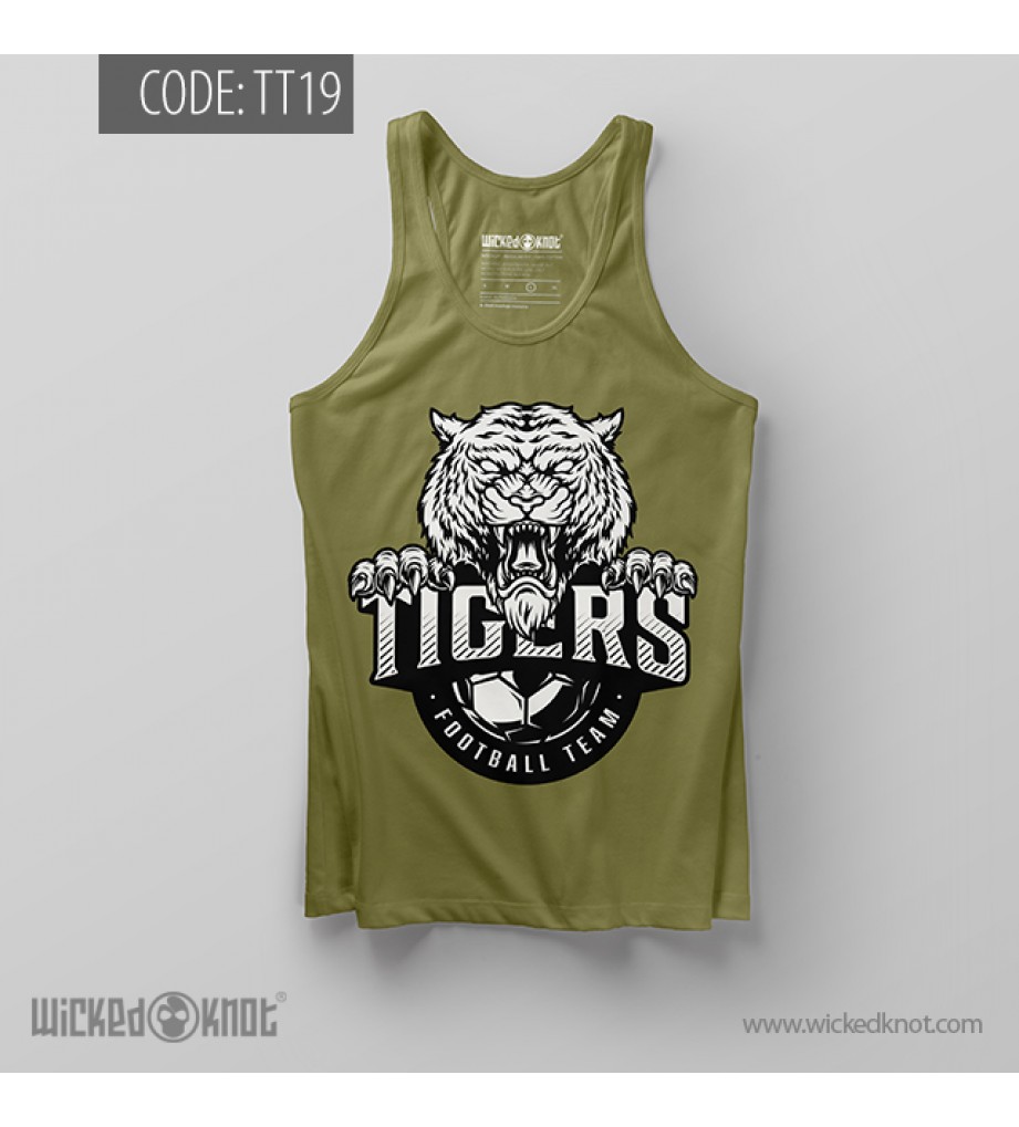 Tiger Olive Top Tank